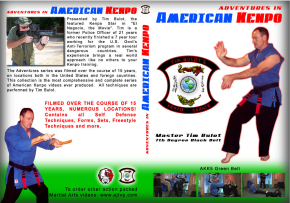 Kenpo Karate DVD Video 3rd Degree Black Belt – Green Belt Extensions (2 video download)